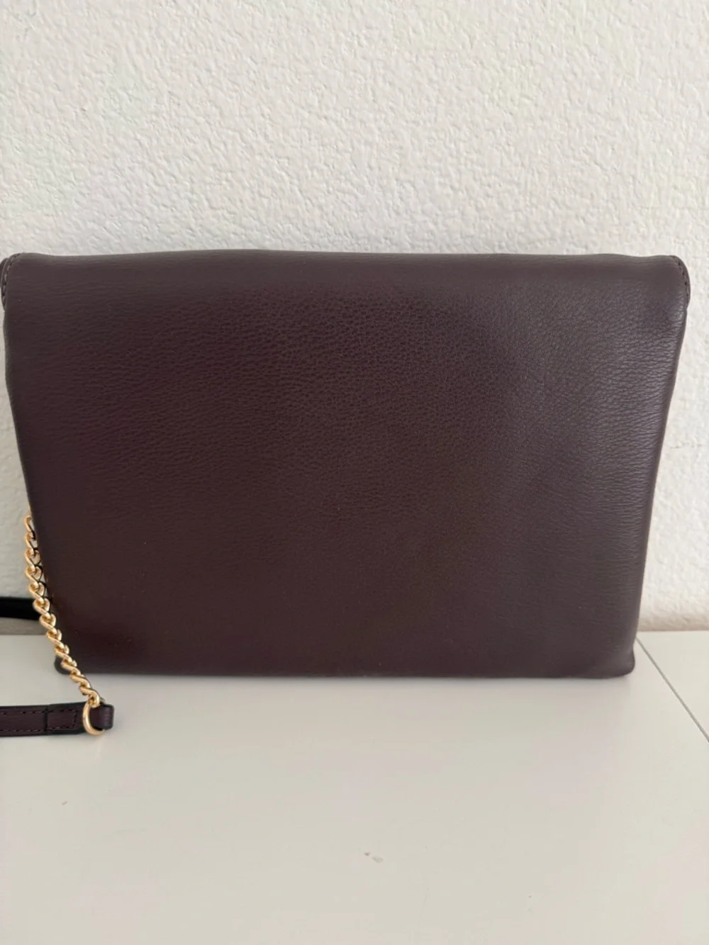 Seven Day Burgundy envelope crossbody purse 11x8 - Picture 4 of 9
